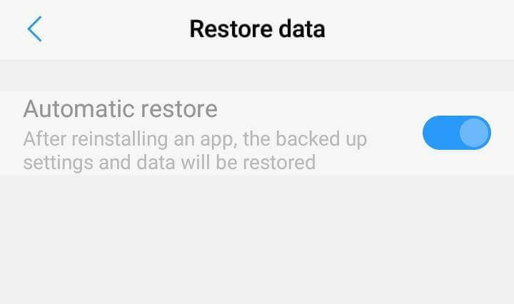 automatic restore1