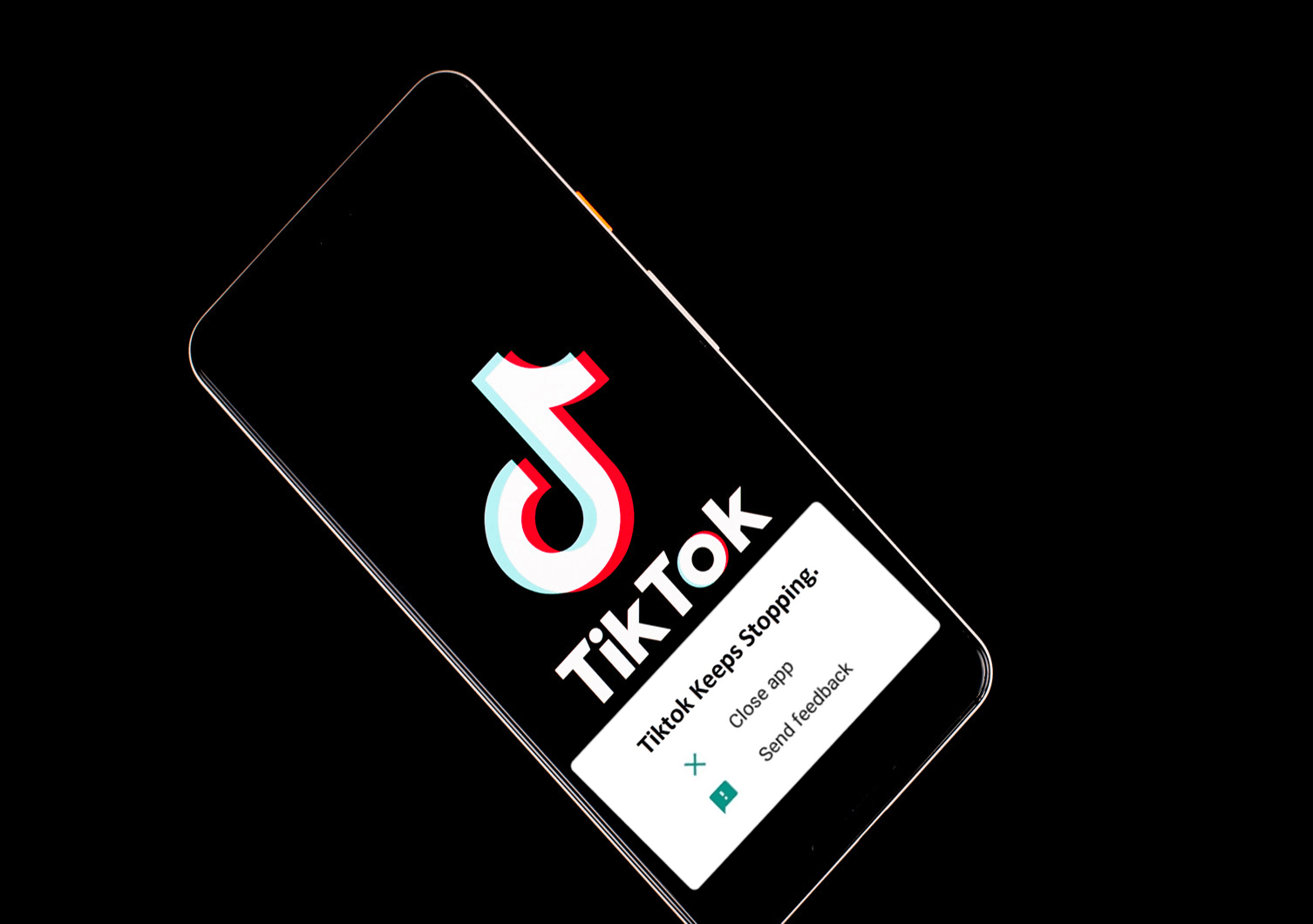 Behebung von TikTok hat gestoppt Android