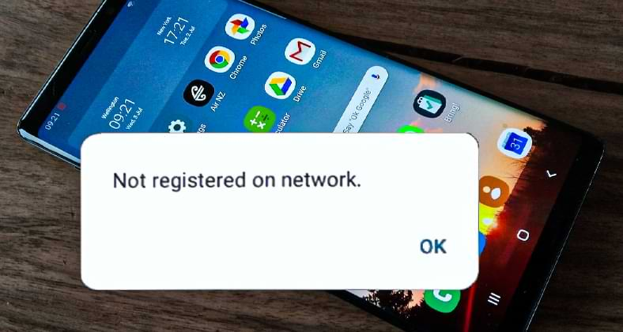 Behebung des Fehlers "Nicht im Netzwerk registriert" unter Android