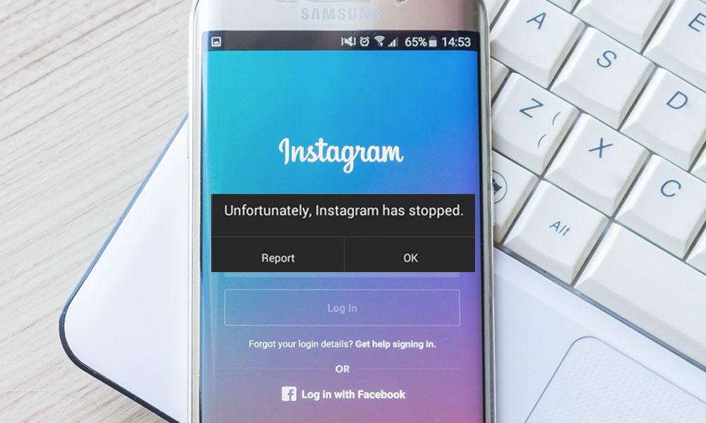 "Leider hat Instagram aufgehört" auf Android zu beheben