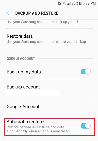 Android-Automatic-restore