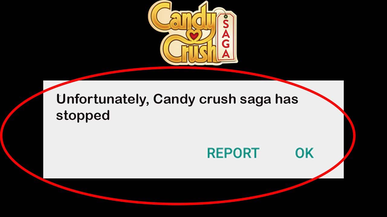 Leider Candy Crush Saga hat aufgehört Auf Android