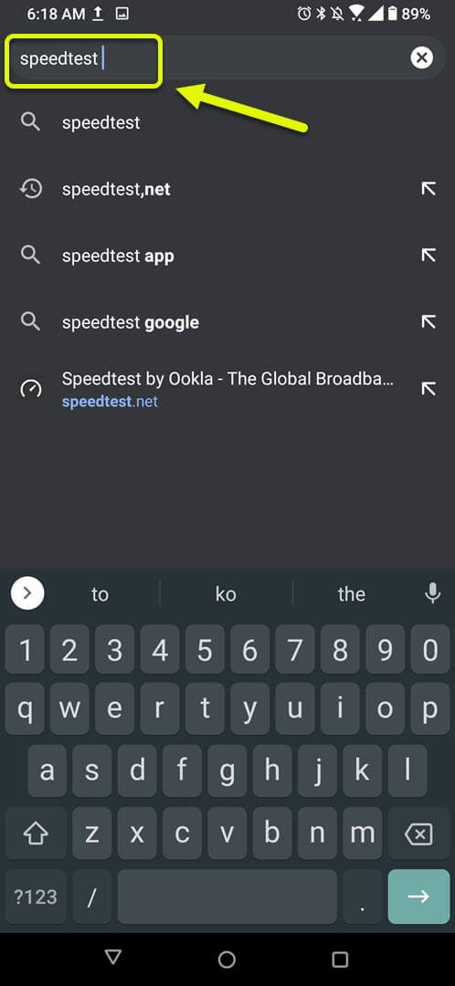 search-for-speedtest