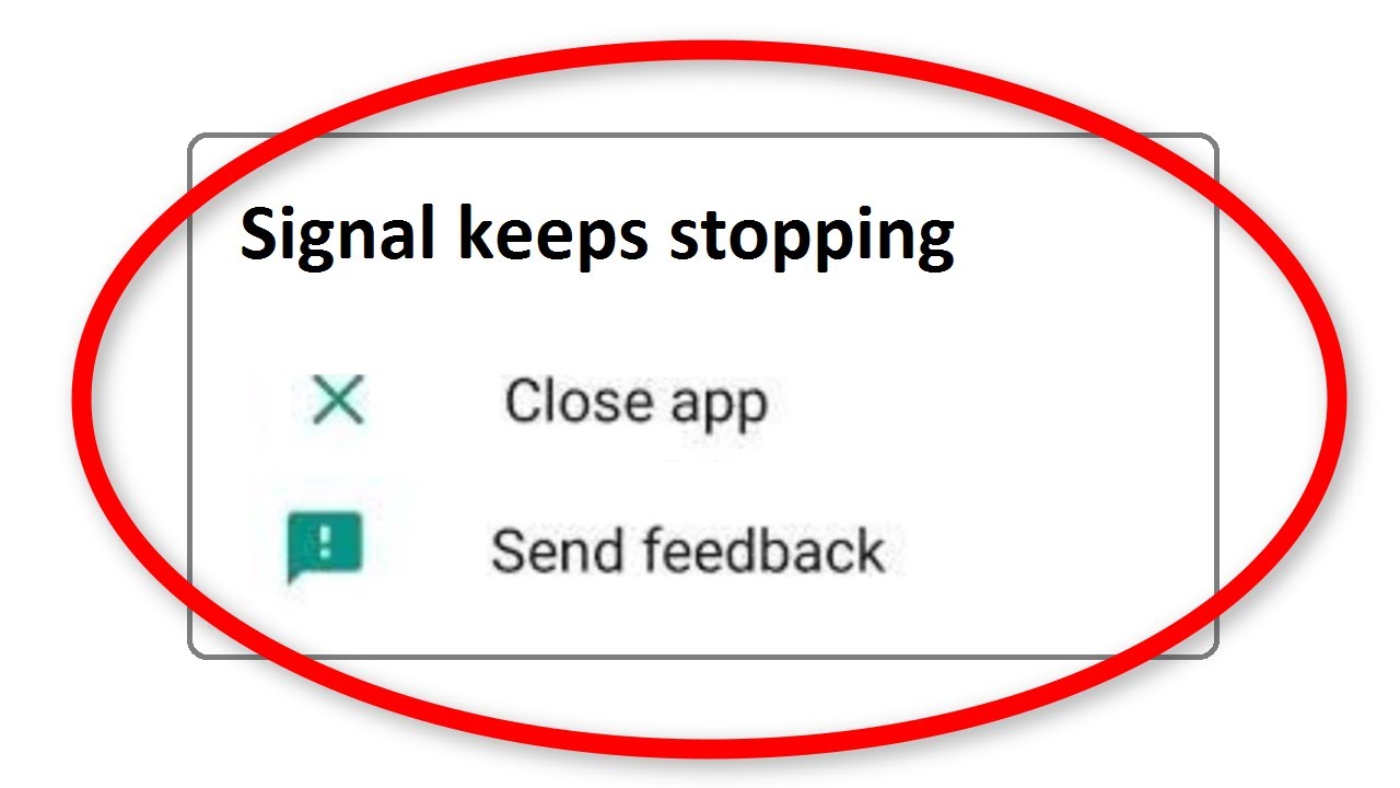 Beheben Signal-App stürzt immer wieder ab Auf Android-Telefon