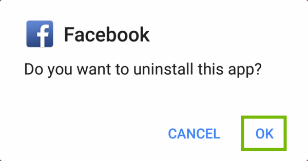 uninstall-Facebook-app