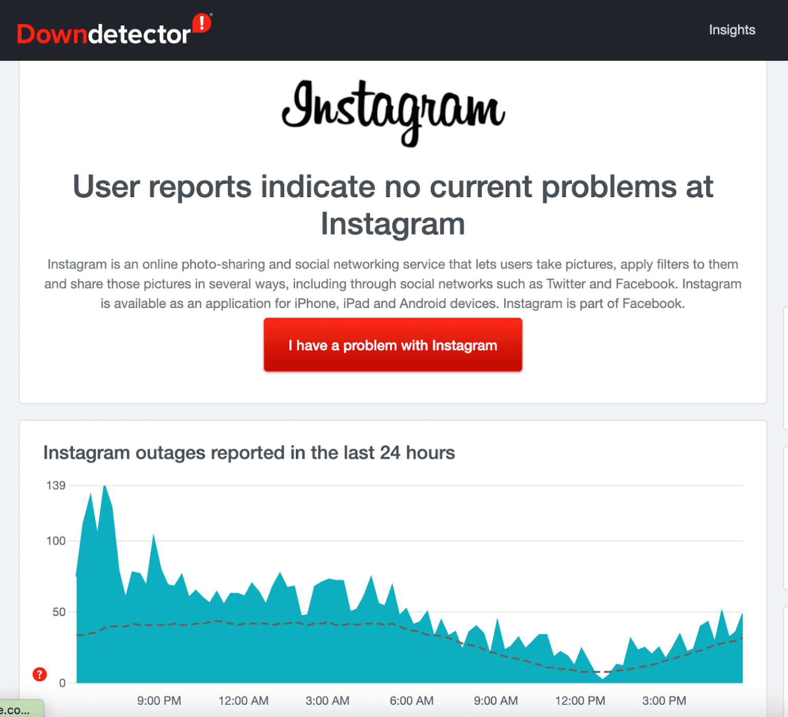 Instagram-downdetector